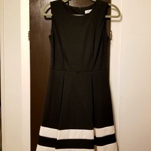 Calvin Klein Black and White Dress